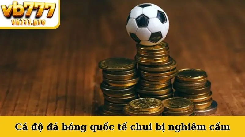 Cá độ đá bóng quốc tế chui bị nghiêm cấm