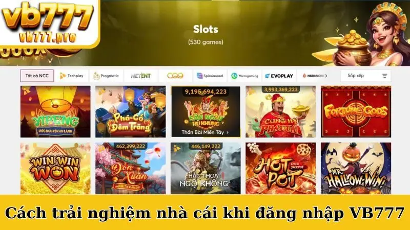 Cách trải nghiệm nhà cái khi đăng nhập VB777