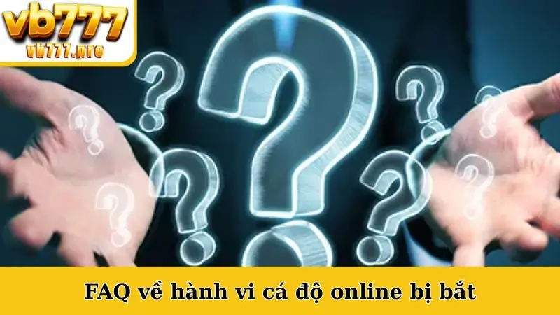 FAQ về hành vi cá độ online bị bắt