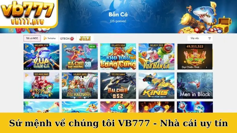 Sứ mệnh về chúng tôi VB777 - Nhà cái uy tín số 1